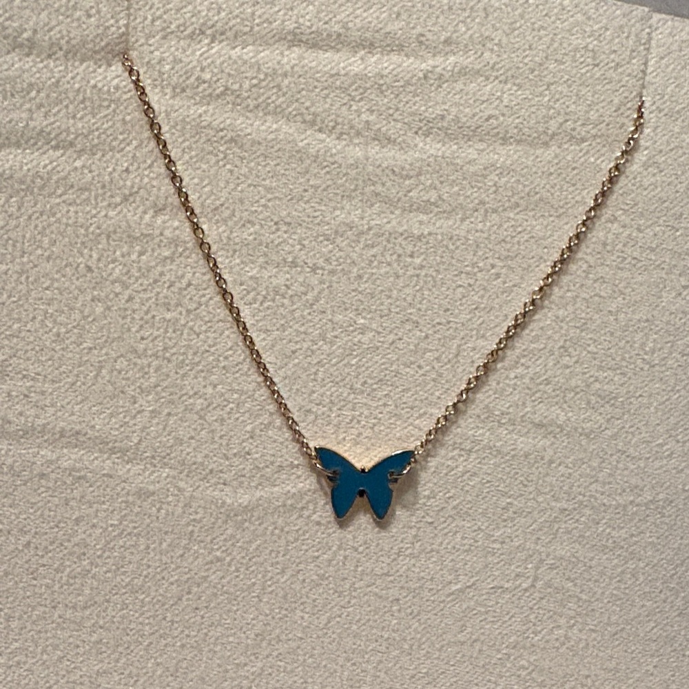 Jennifer Zeuner 14kt Anklet Butterfly Bracelet